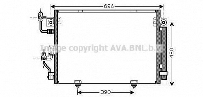 AVA QUALITY COOLING mt5191d -  Конденсатор, кондиционер